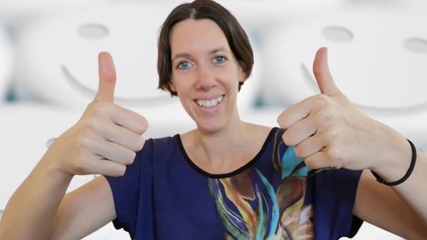 Goed van Start Petra thumbs up